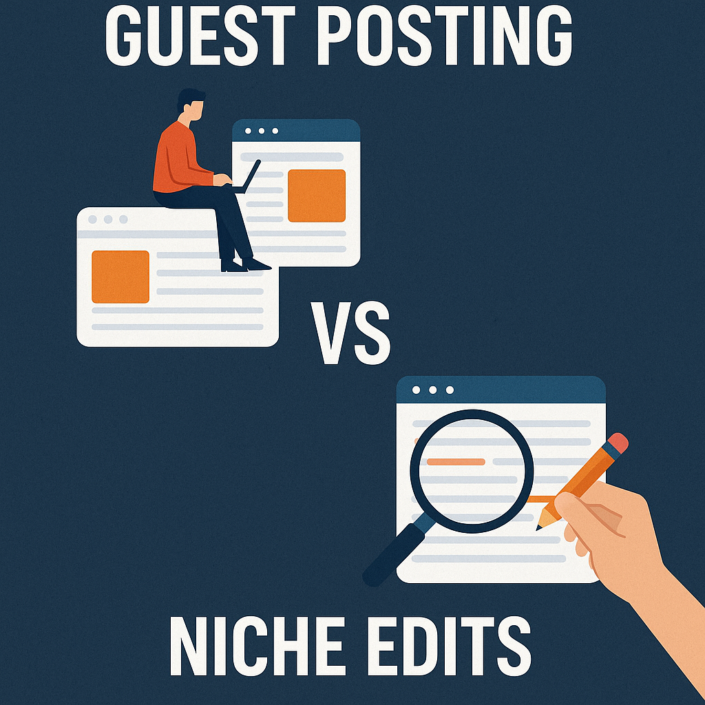 guest posting vs niche edits